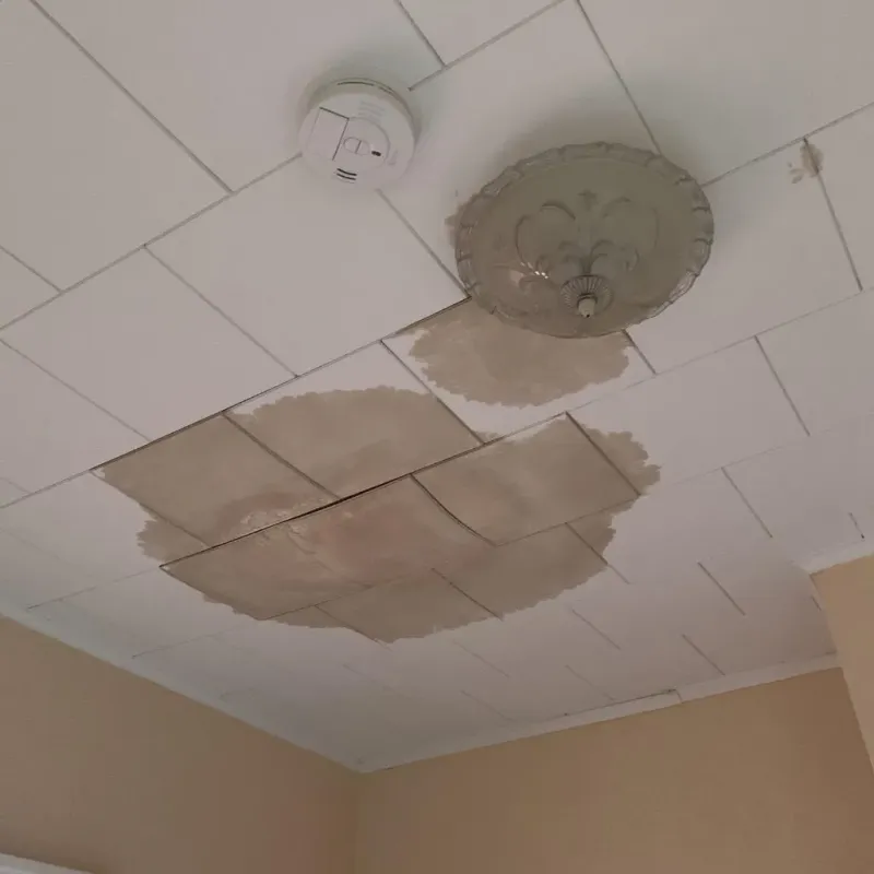 Ceiling Water Damage Repair in Colchester, VT